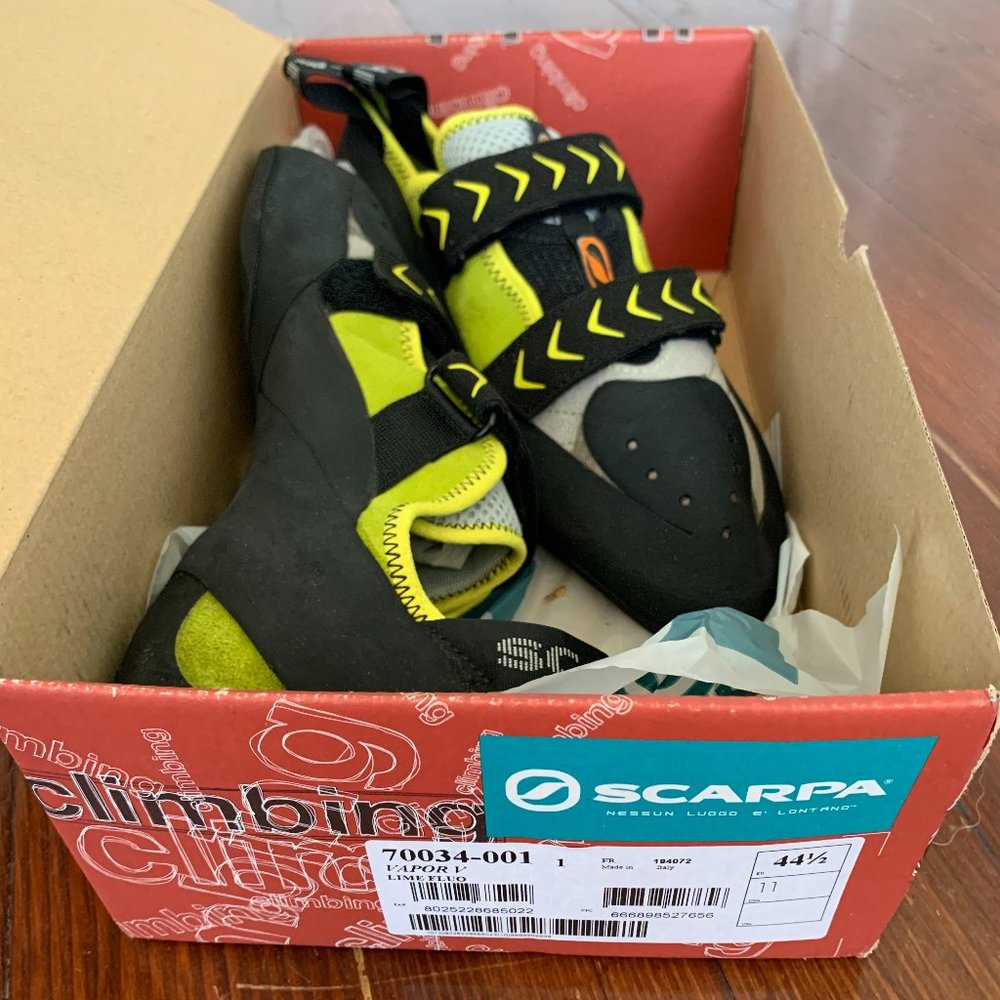 Scarpa Vapor V Climbing Shoes size 11